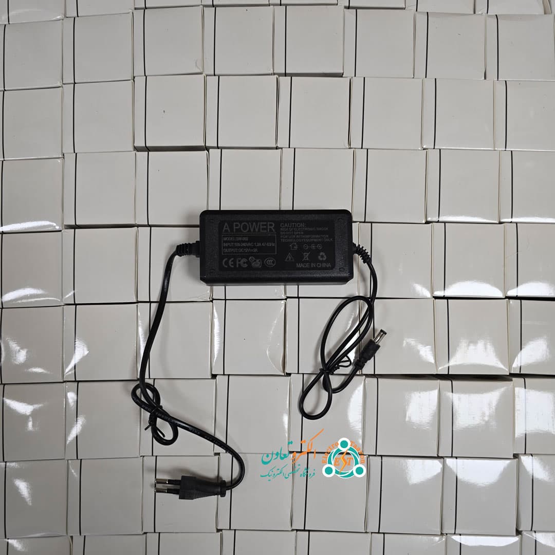 آداپتور 12 ولت 2 آمپر بین راهی وارداتی (خروجی واقعی 1.8A | سیم‌دار) — تصویر ۶