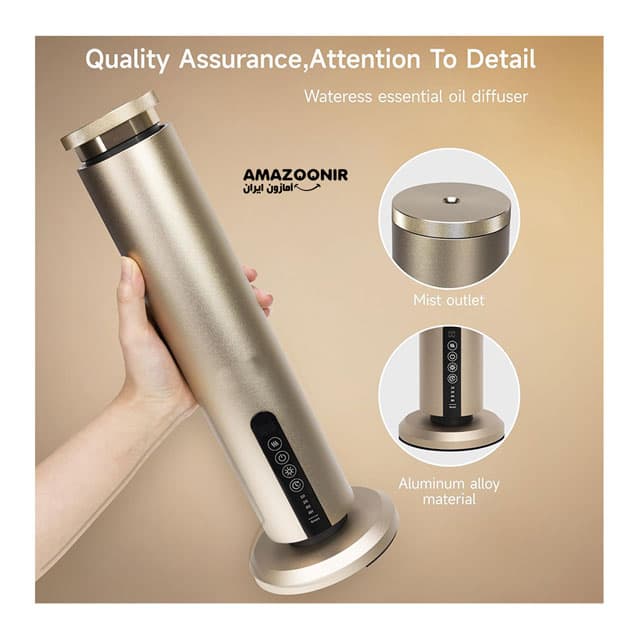 خوشبوکننده هوا و دیفیوزر اسانس شارژی مدل Aluminum — تصویر ۱۰