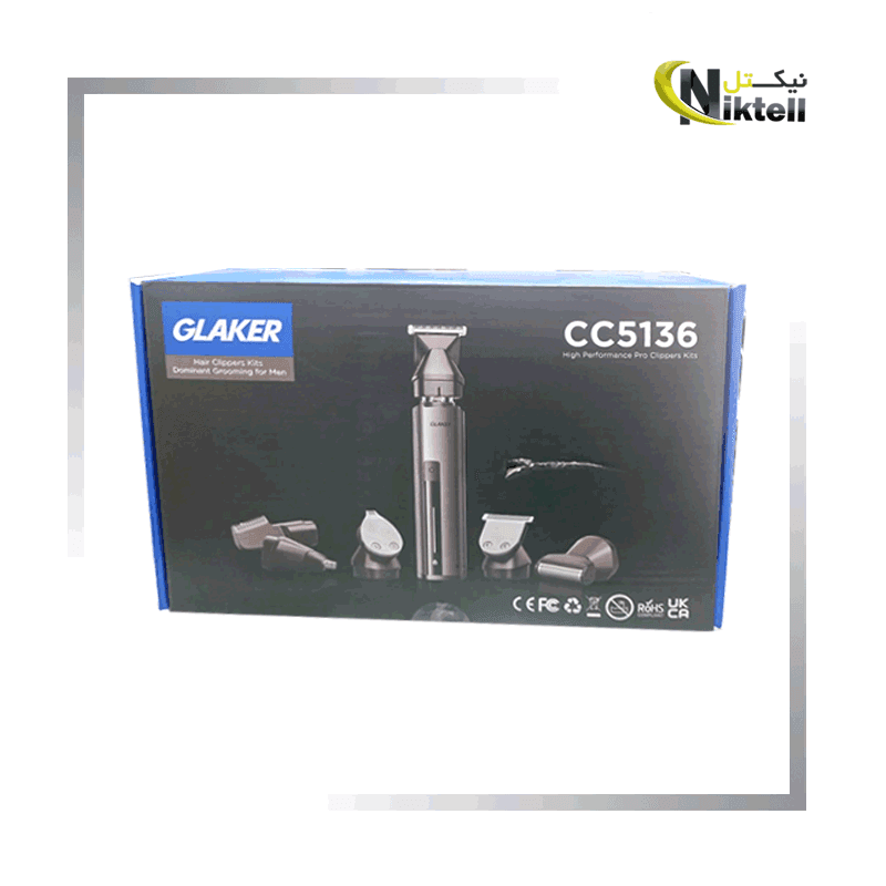 ماشین اصلاح شارژی گلاکر مدل CC5136