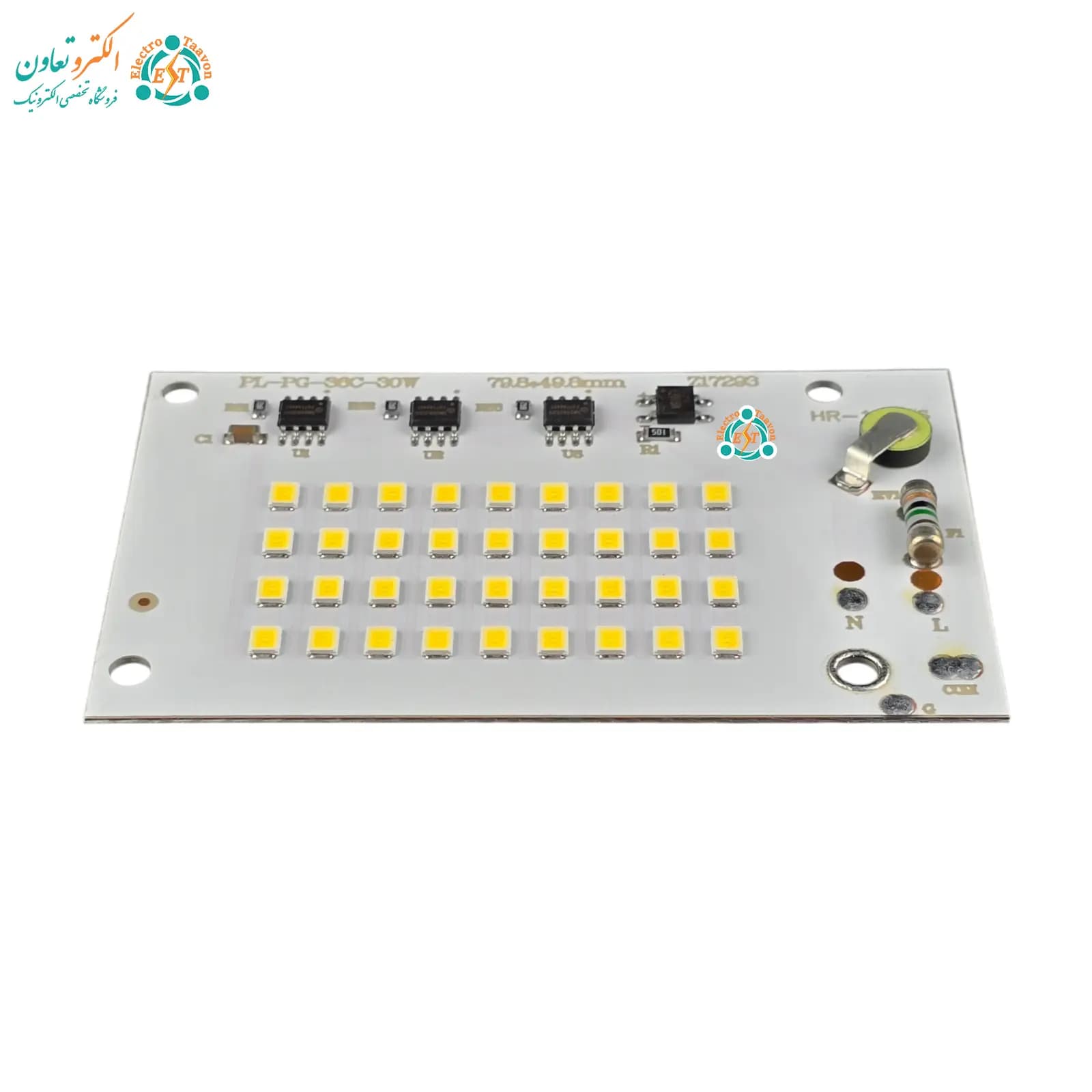 ال ای دی بلالی 30 وات 220 ولت SMD مهتابی — تصویر ۴