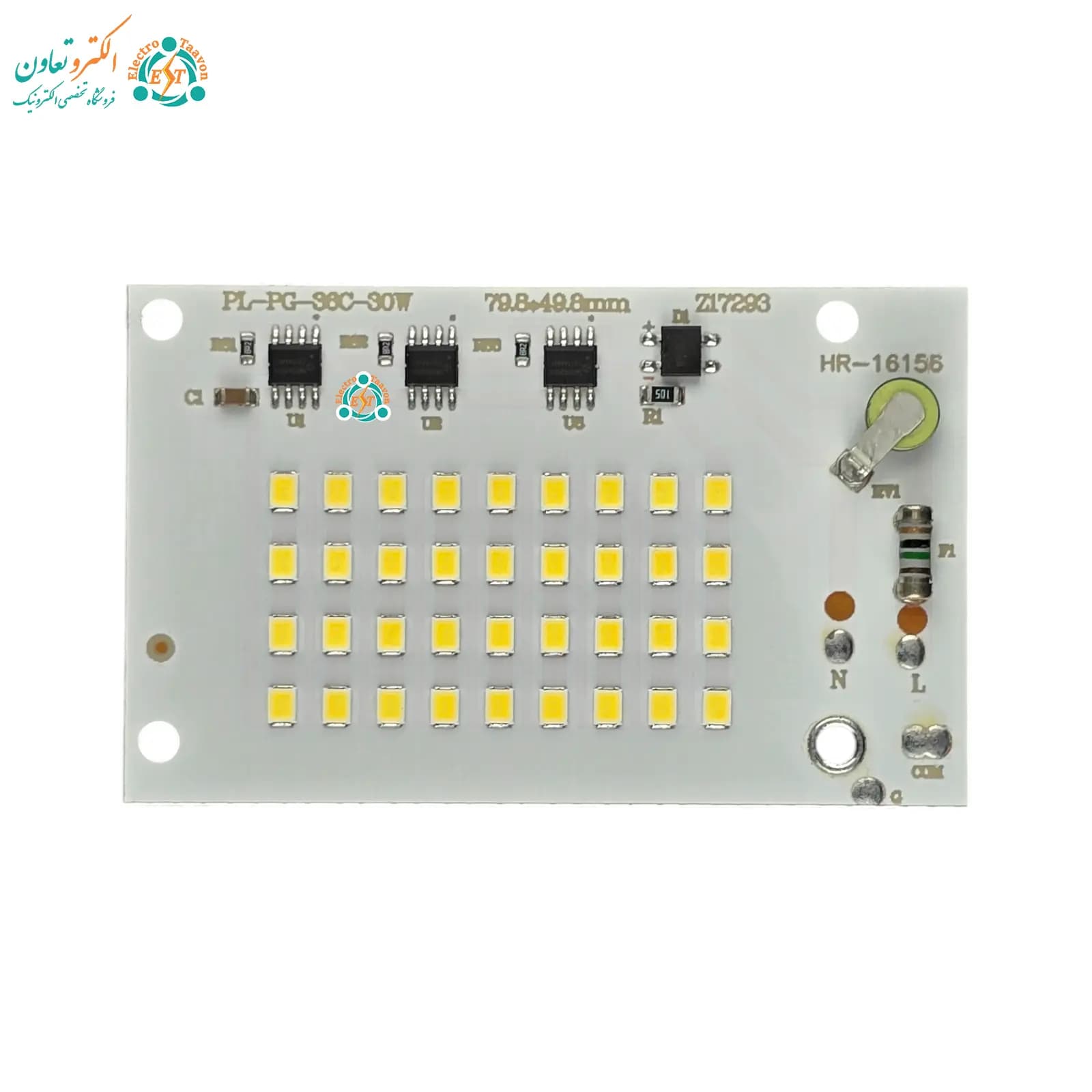 ال ای دی بلالی 30 وات 220 ولت SMD مهتابی — تصویر ۷