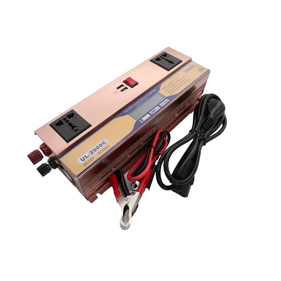 اینورتر شارژر (UPS) ویلیون 2000 وات مدل WE-2000C با شارژر 10 آمپر — تصویر ۵