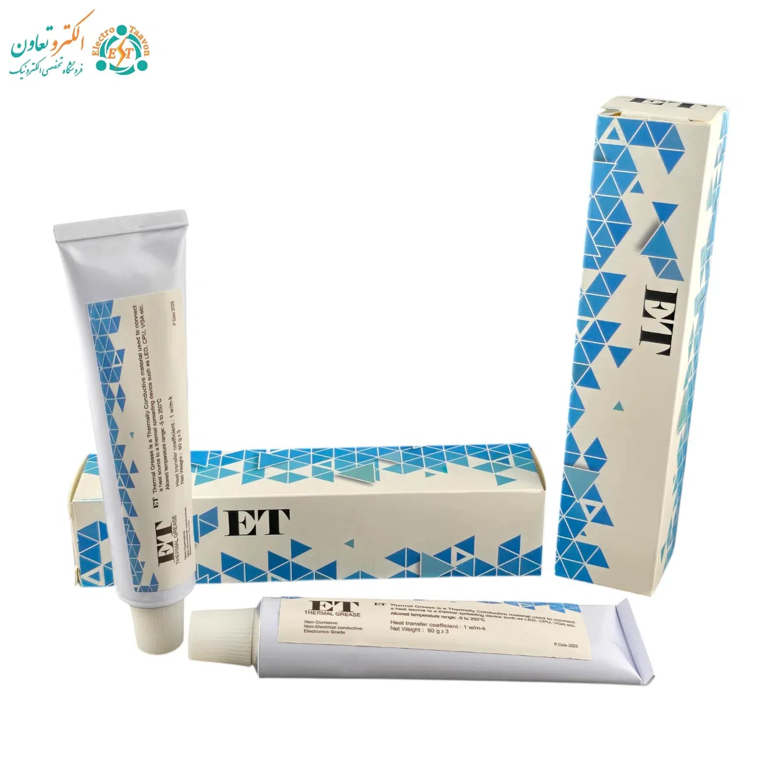 خمیر سیلیکون 60 گرمی تیوپی برند ET — تصویر ۳