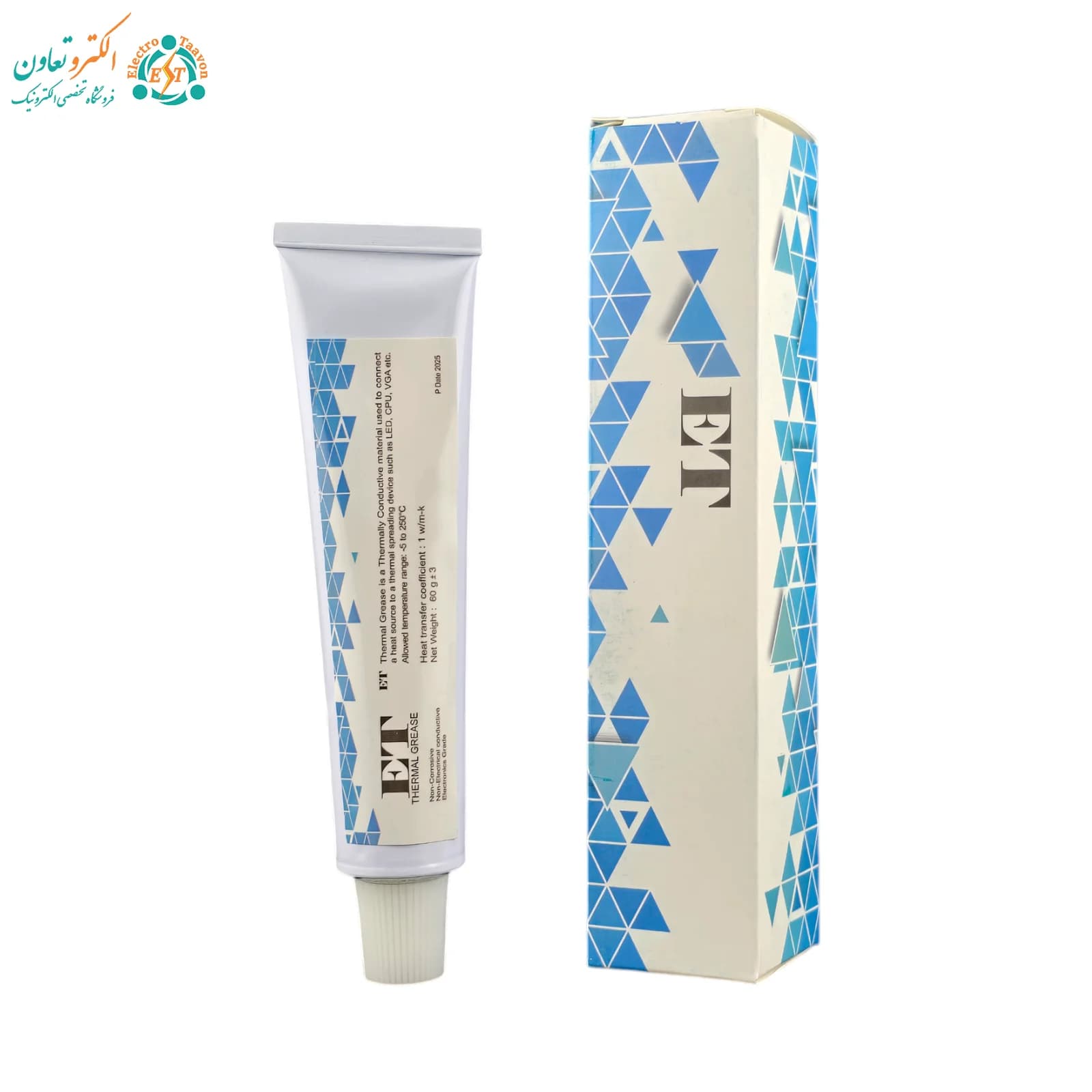 خمیر سیلیکون 60 گرمی تیوپی برند ET — تصویر ۵