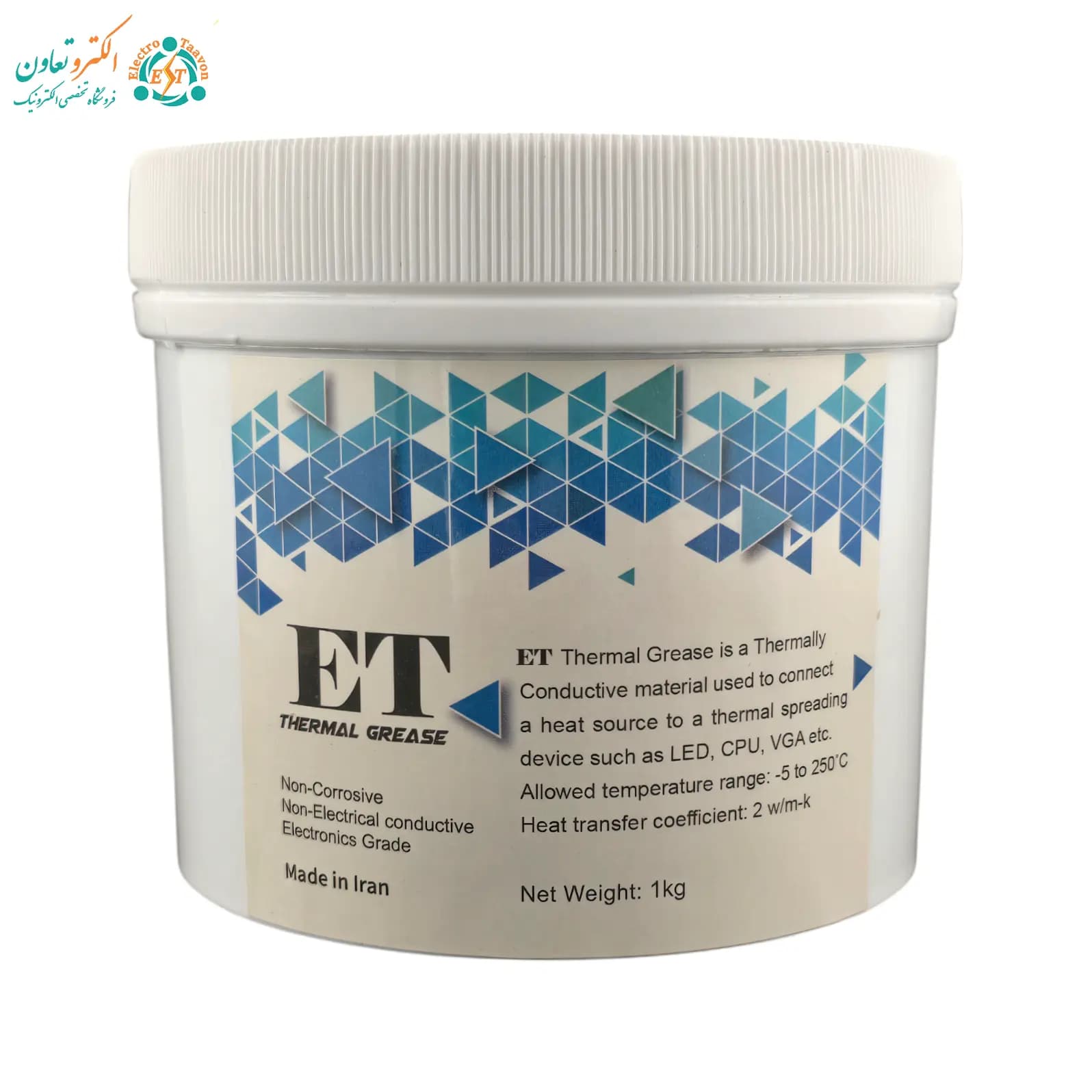 خمیر سیلیکون کیلویی سطلی برند ET ضریب 2 — تصویر ۳