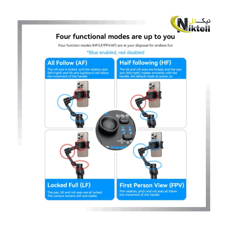 گیمبال موبایل یسیدو مدلYesido SF27 — تصویر ۴