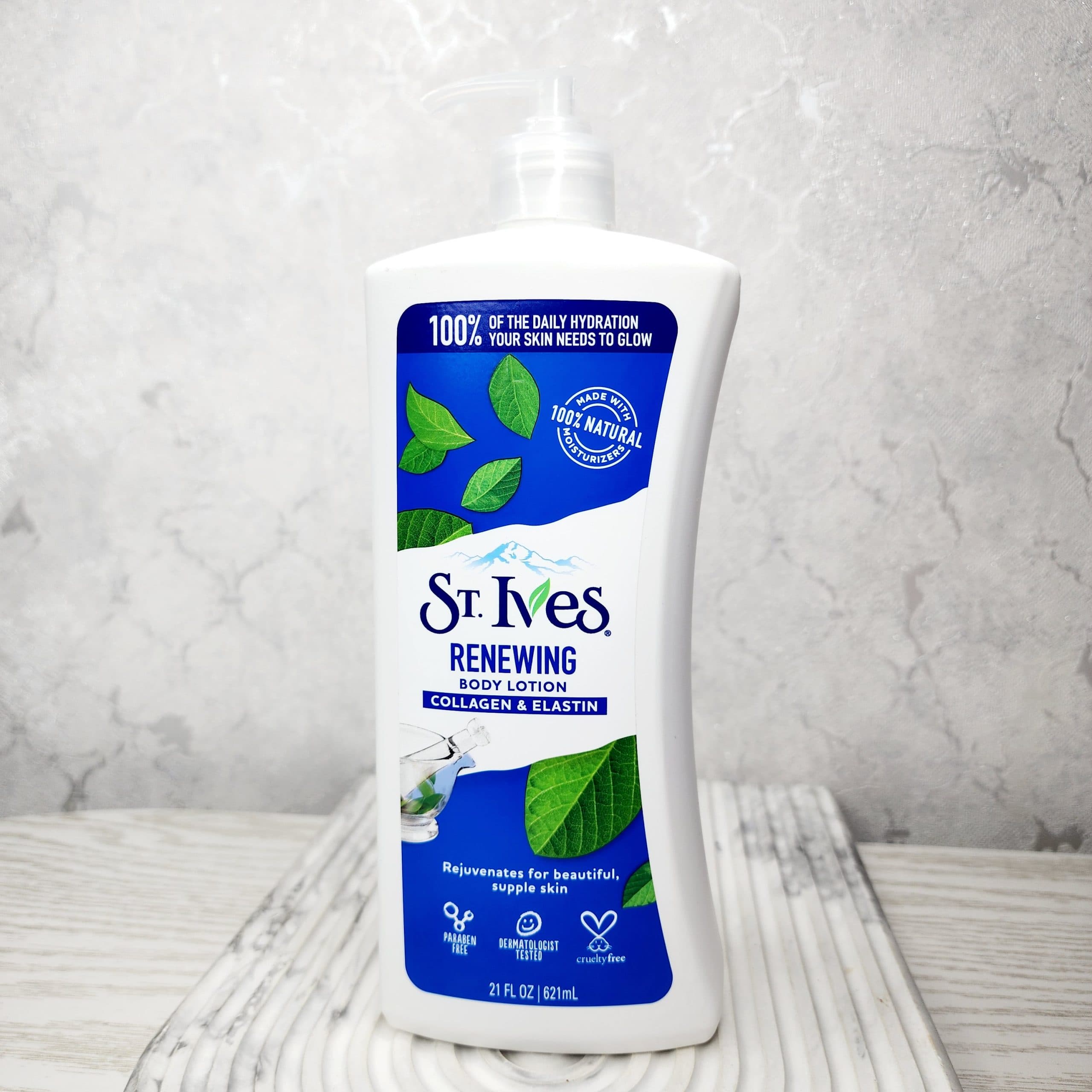 لوسیون بدن سینت ایوز St.Ives مدل Renewing کلاژن و الاستین Collagen & Elastin — تصویر ۳