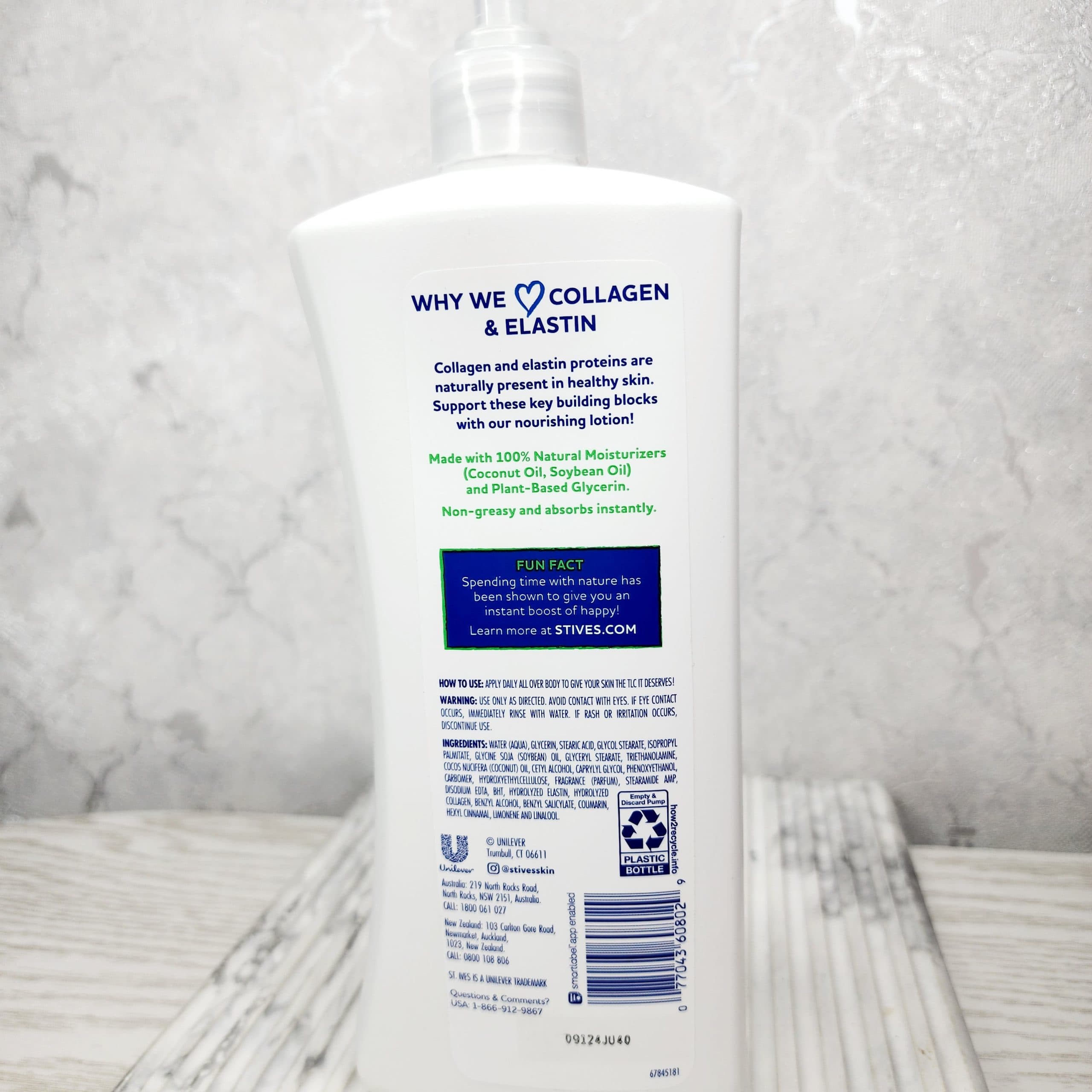 لوسیون بدن سینت ایوز St.Ives مدل Renewing کلاژن و الاستین Collagen & Elastin — تصویر ۴
