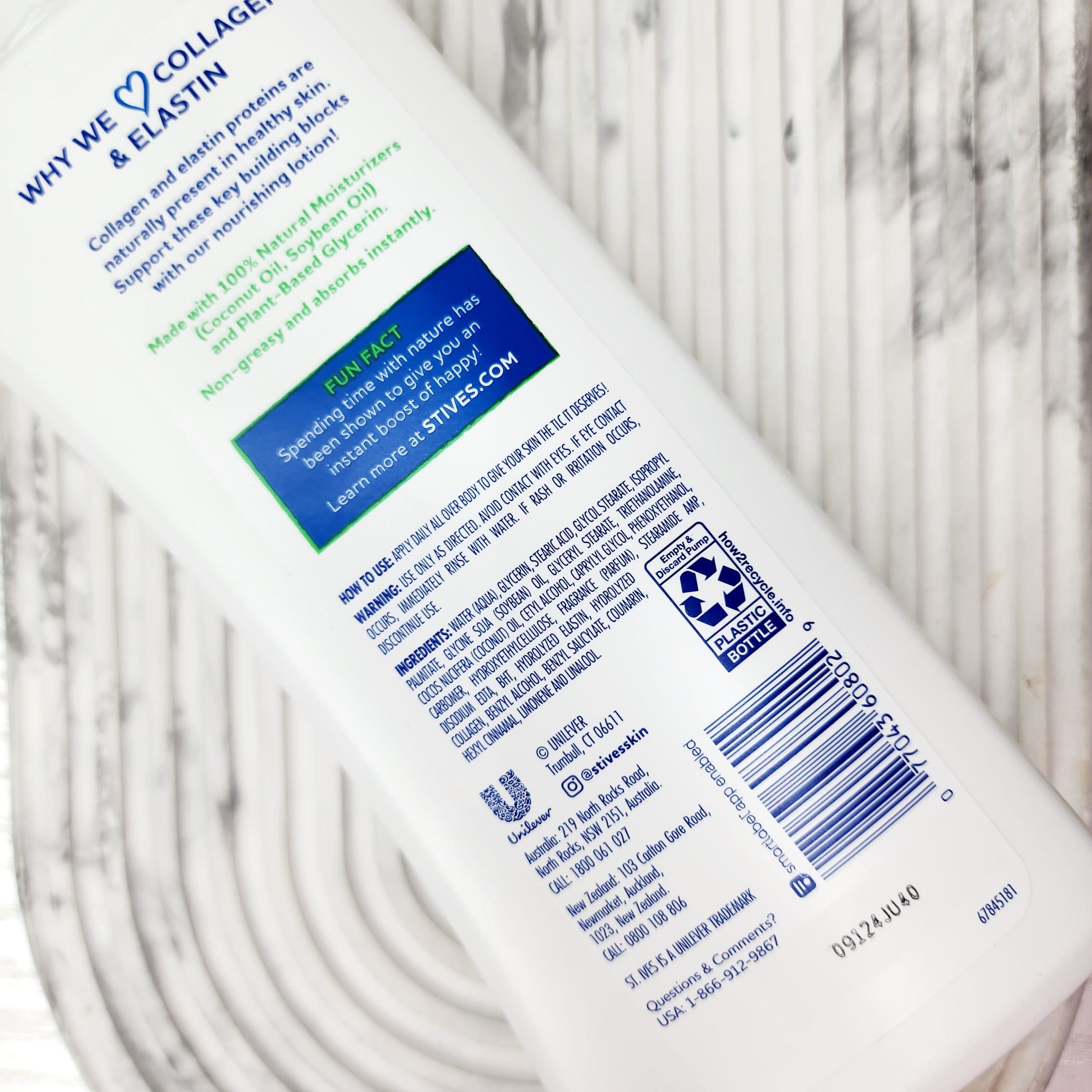 لوسیون بدن سینت ایوز St.Ives مدل Renewing کلاژن و الاستین Collagen & Elastin — تصویر ۵
