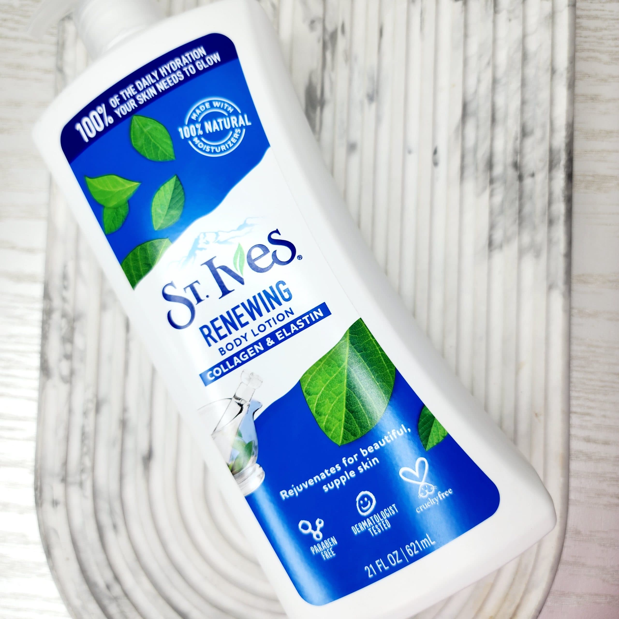 لوسیون بدن سینت ایوز St.Ives مدل Renewing کلاژن و الاستین Collagen & Elastin