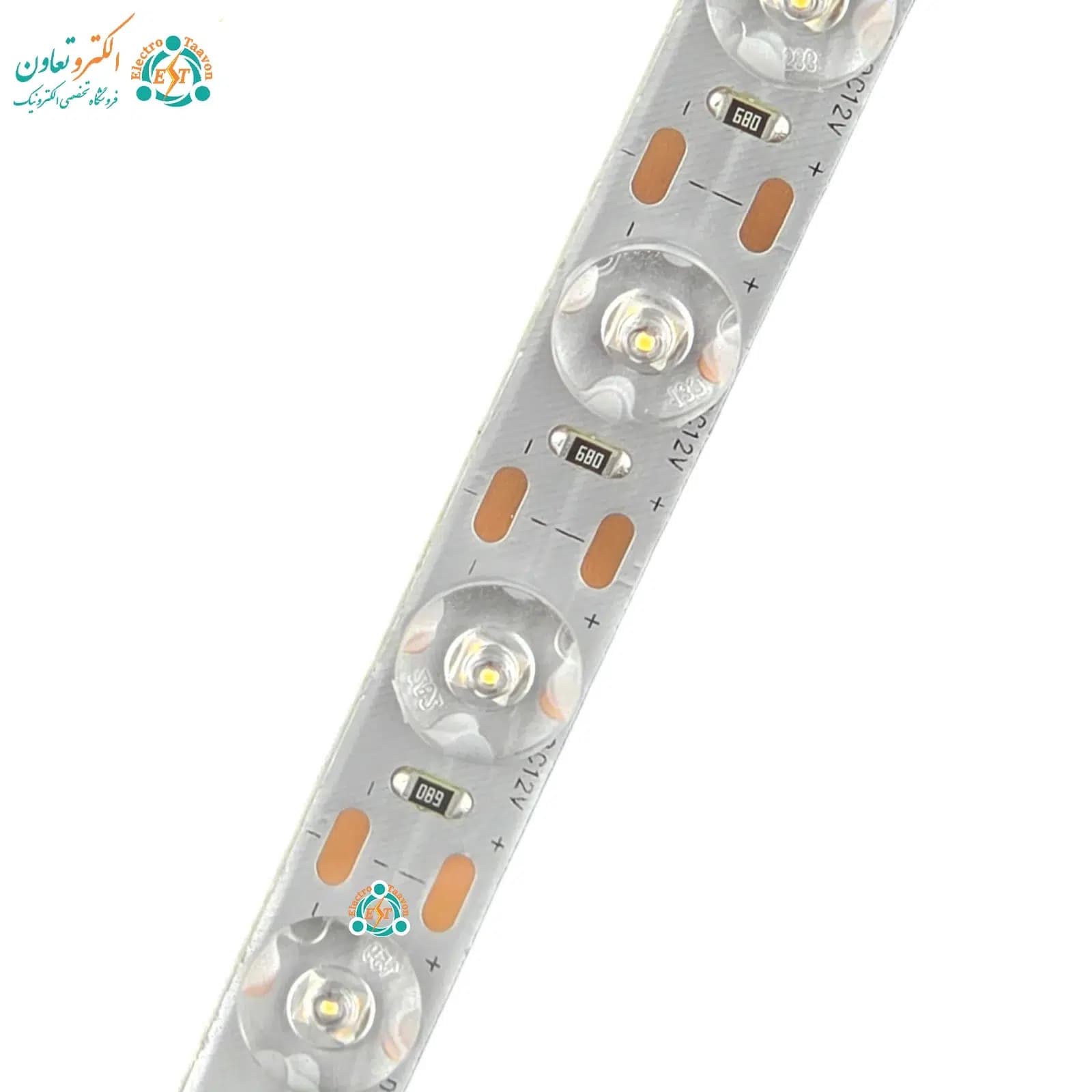 ریسه SMD نواری 12 ولت 2835 لنزدار | پشت چسب‌دار — تصویر ۳