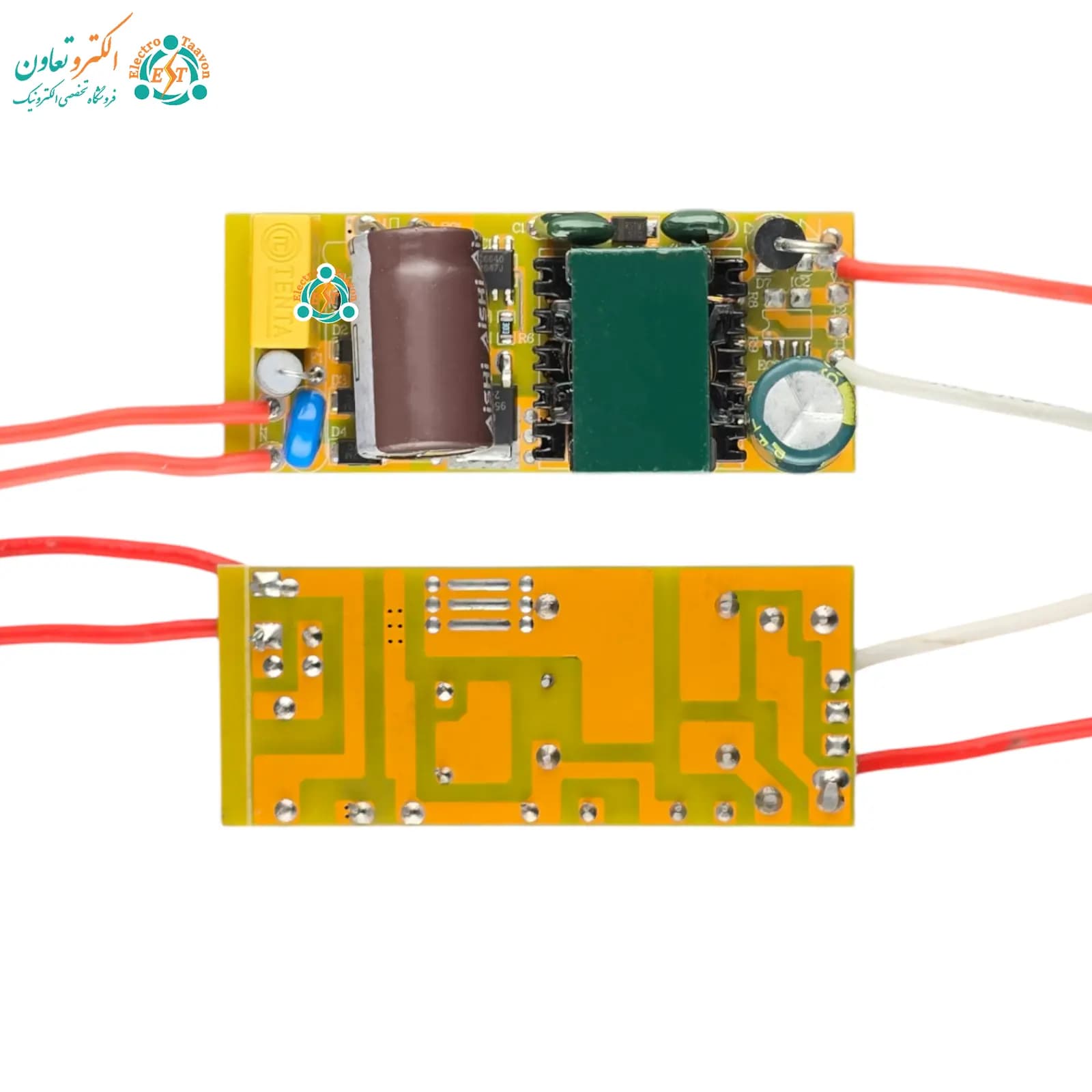 پک ال ای دی COB پنلی 30 وات 900 میلی آمپر آفتابی 7660 + درایور ایزوله 30 وات — تصویر ۹