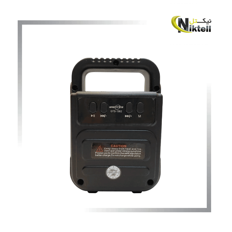 اسپیکر بلوتوثی گریت نایس مدل GTS 1362 — تصویر ۴