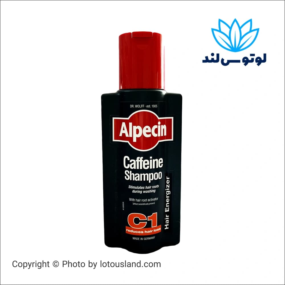 شامپو آلپسین سی وان C1 ضد ریزش و کافئینه 250 میل — تصویر ۵
