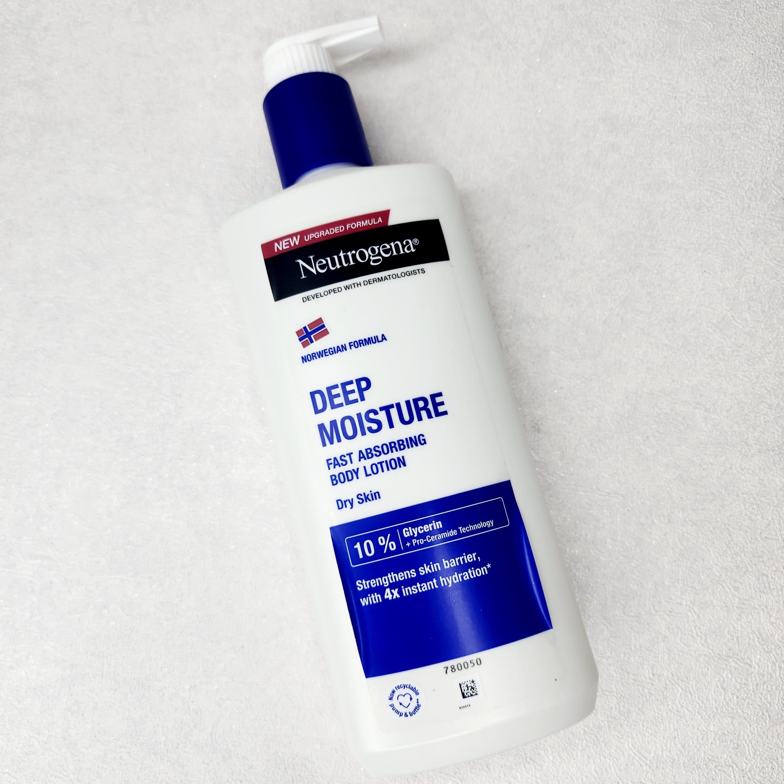 لوسیون بدن Deep Moisture نوتروژینا 400 میل مناسب پوست خشک Neutrogena — تصویر ۳