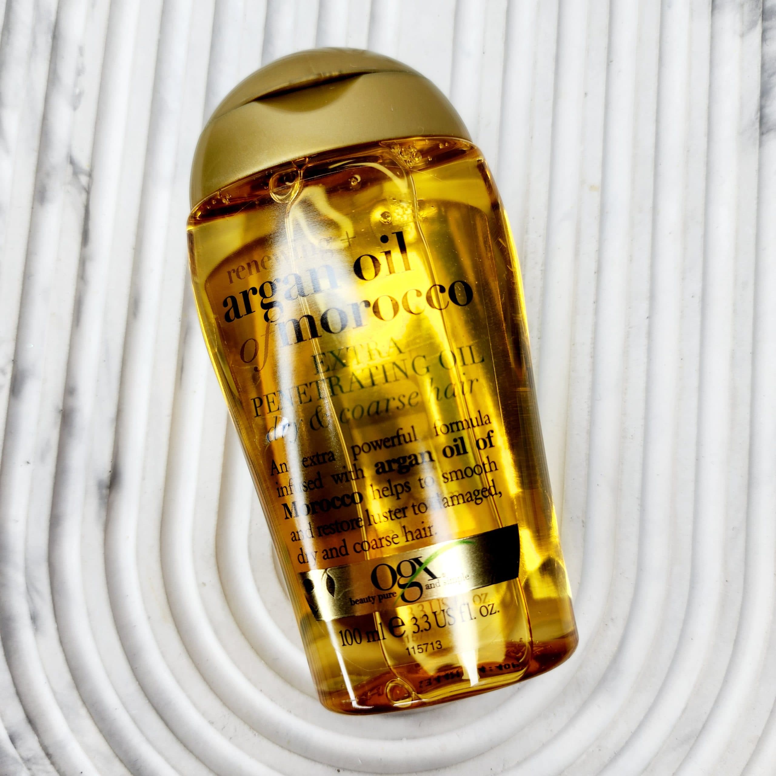 روغن آرگان مو اوجی ایکس ARGAN Oil+OGX Renewing برای موهای خشک
