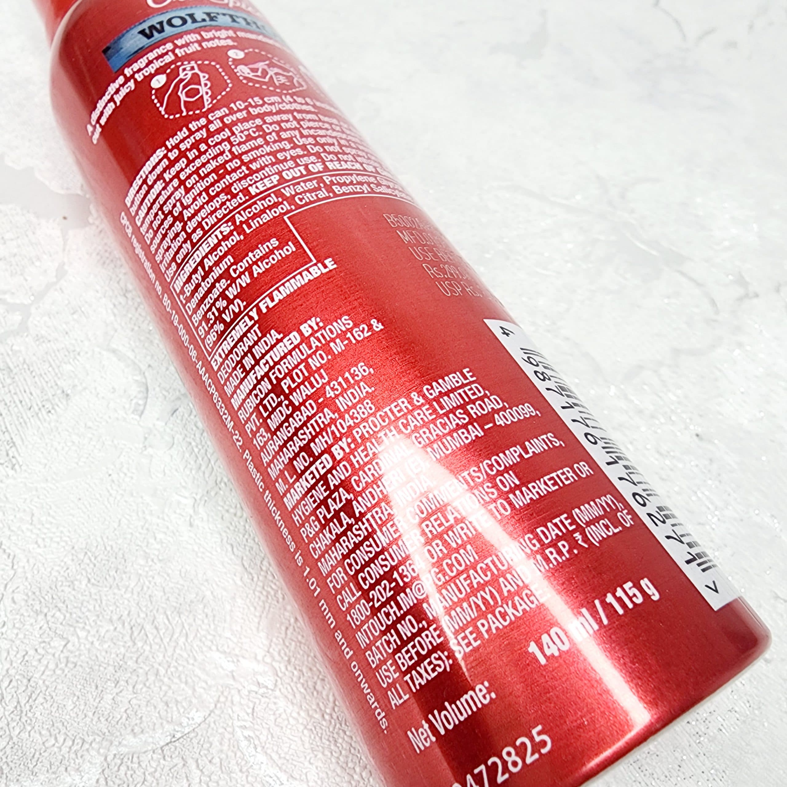 اسپری بدن اولد اسپایس old spice مدل wolf thorn — تصویر ۴
