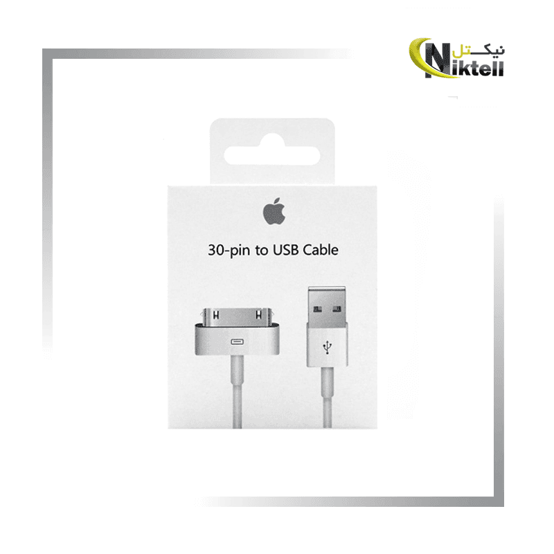 کابل شارژ آیفون 4 اصلی پکدار