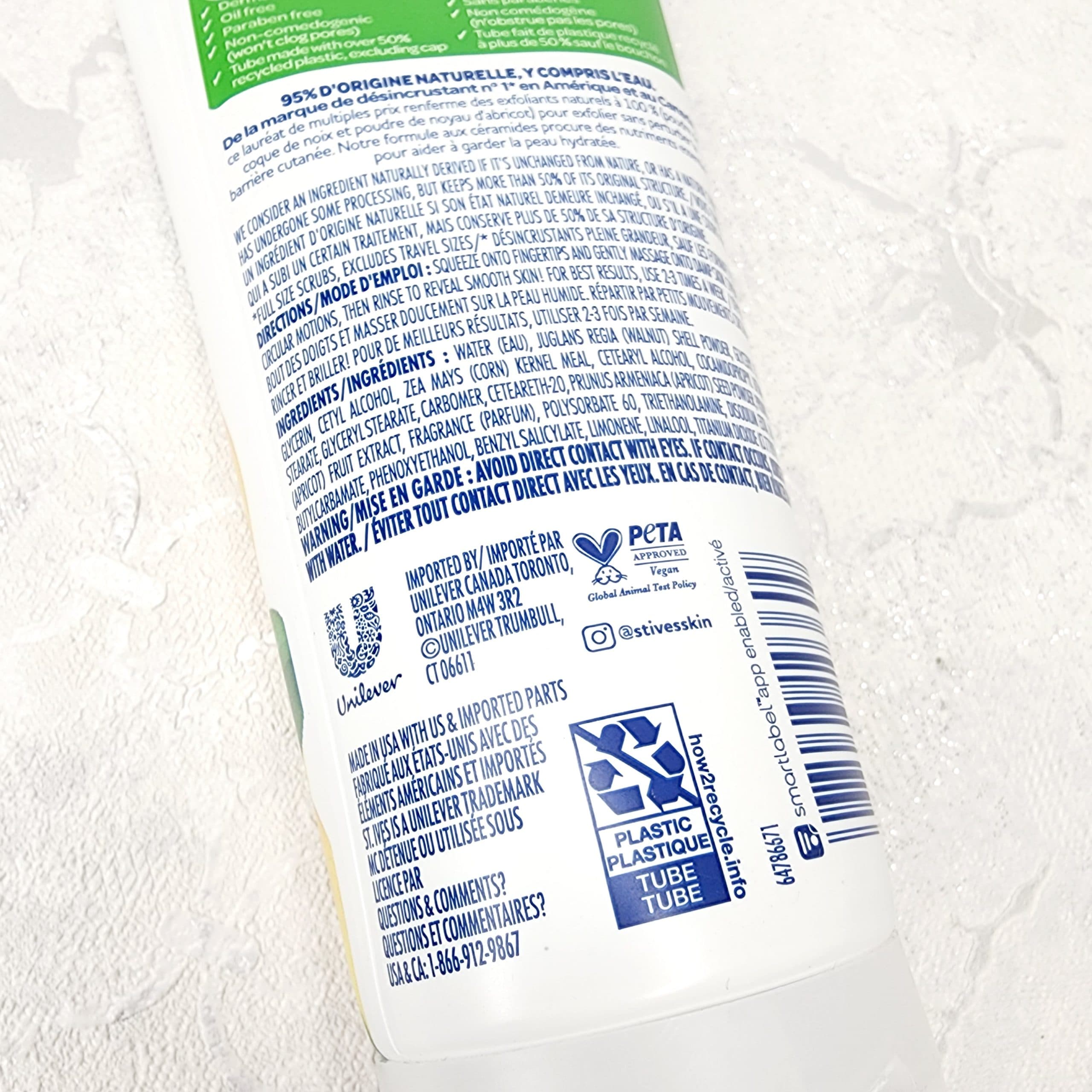 اسکراب زردآلو سنت ایوز Exfoliant Apricot وزن170 گرم — تصویر ۴