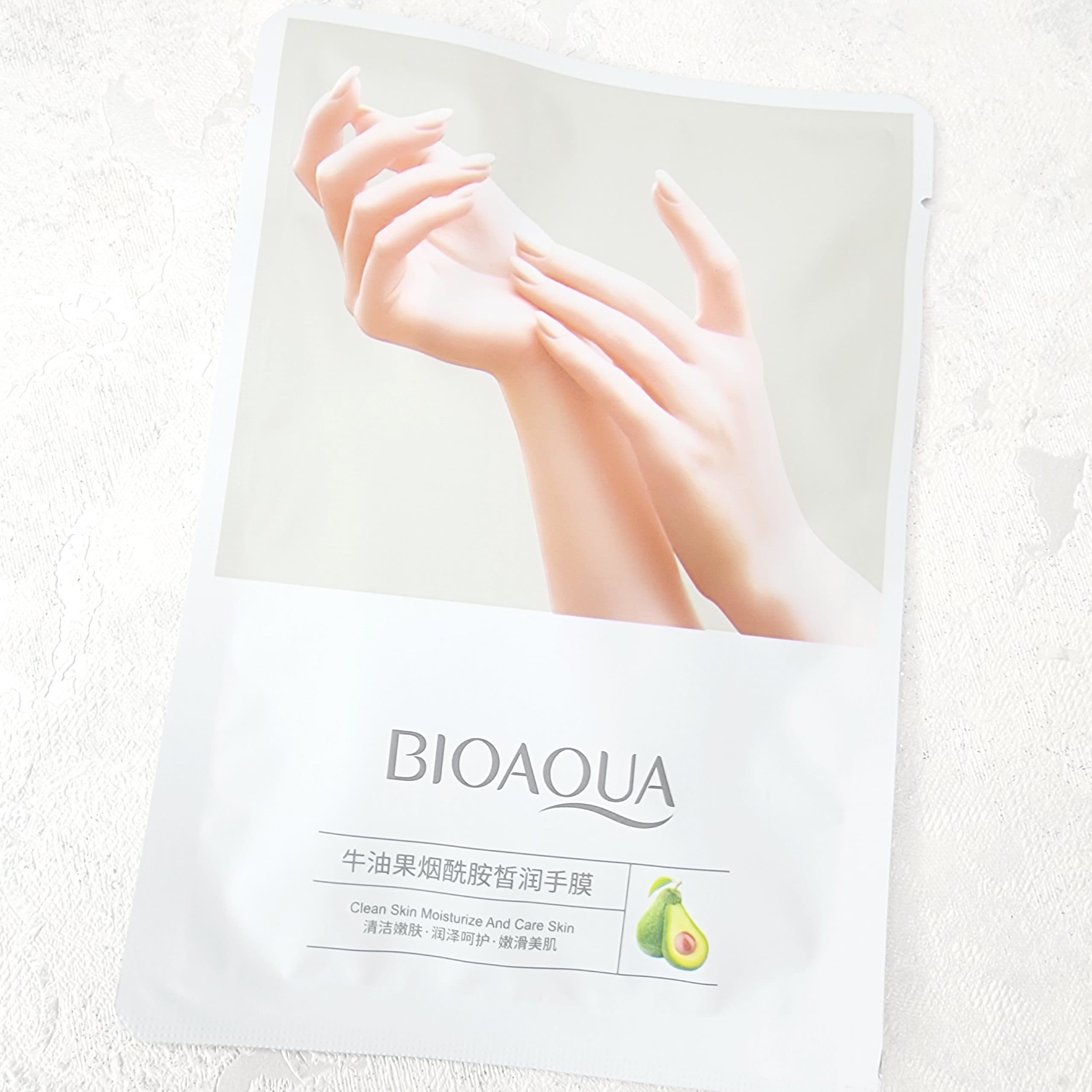 ماسک ورقه ای دست بیوآکوا BIOAQUA مدل آووکادو — تصویر ۴
