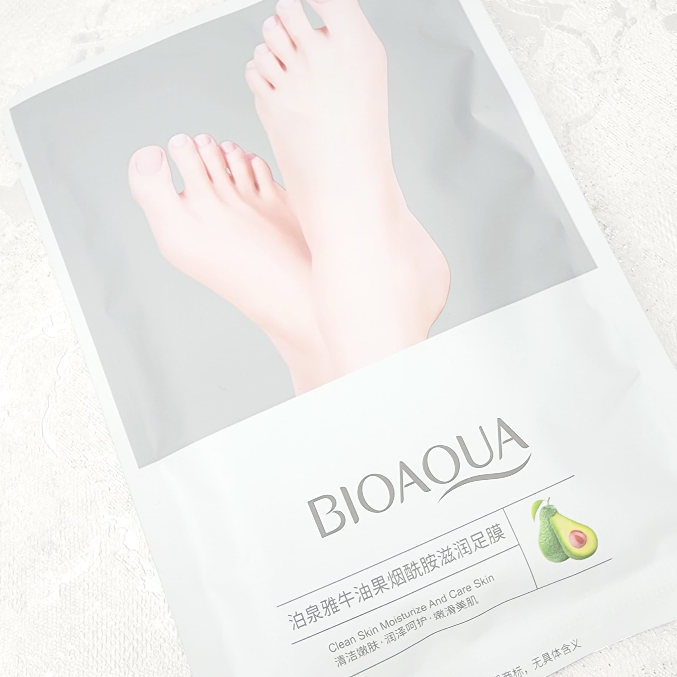 ماسک ورقه ای پا بیوآکوا BIOAQUA مدل آووکادو — تصویر ۴