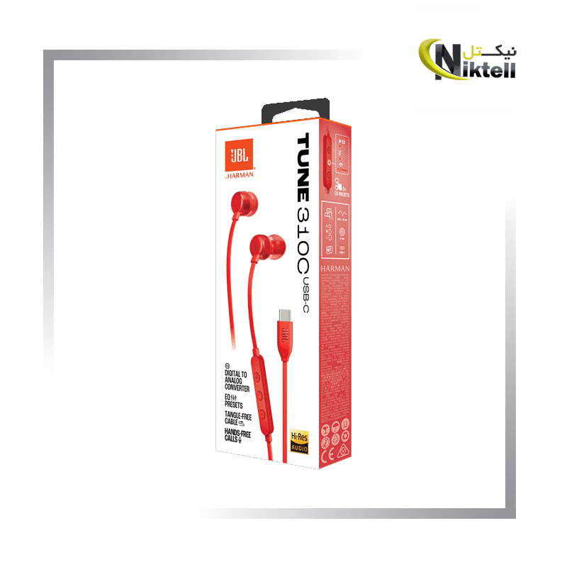 هندزفری سیم دار جی بی ال Tune 310C — تصویر ۲