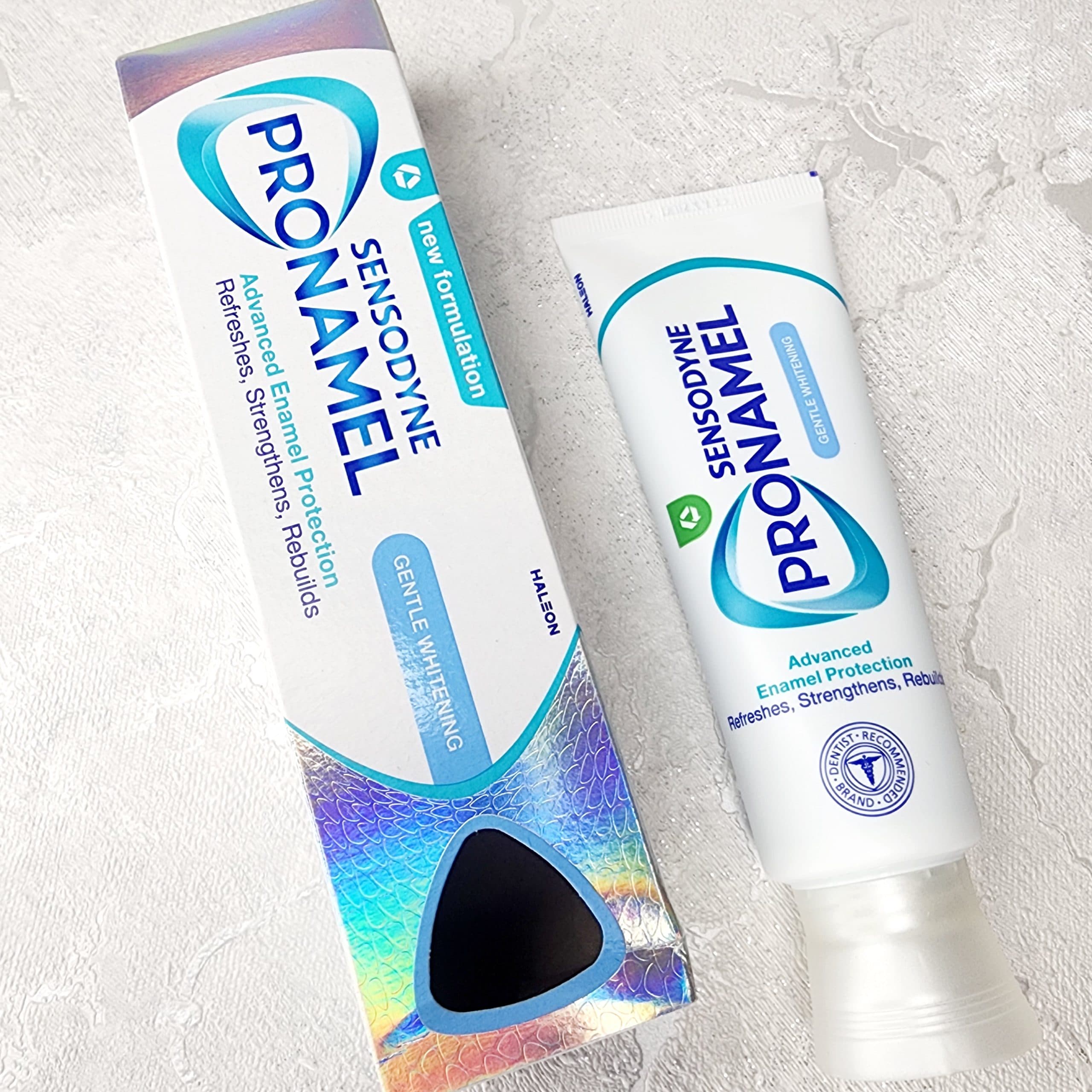 خمیر دندان سفید کننده ملایم پرو نامل pronamel سنسوداین مدل gentle whitening — تصویر ۳