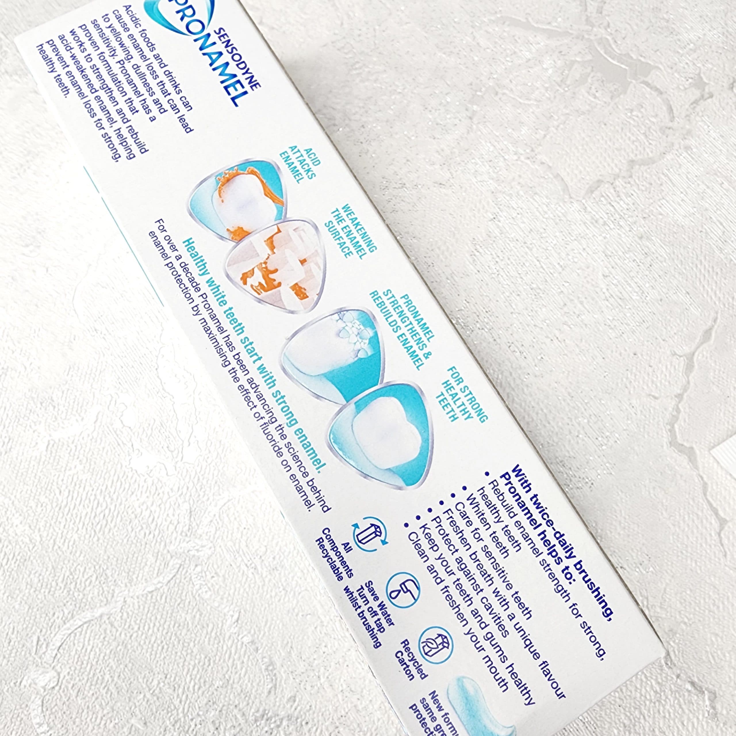 خمیر دندان سفید کننده ملایم پرو نامل pronamel سنسوداین مدل gentle whitening — تصویر ۷