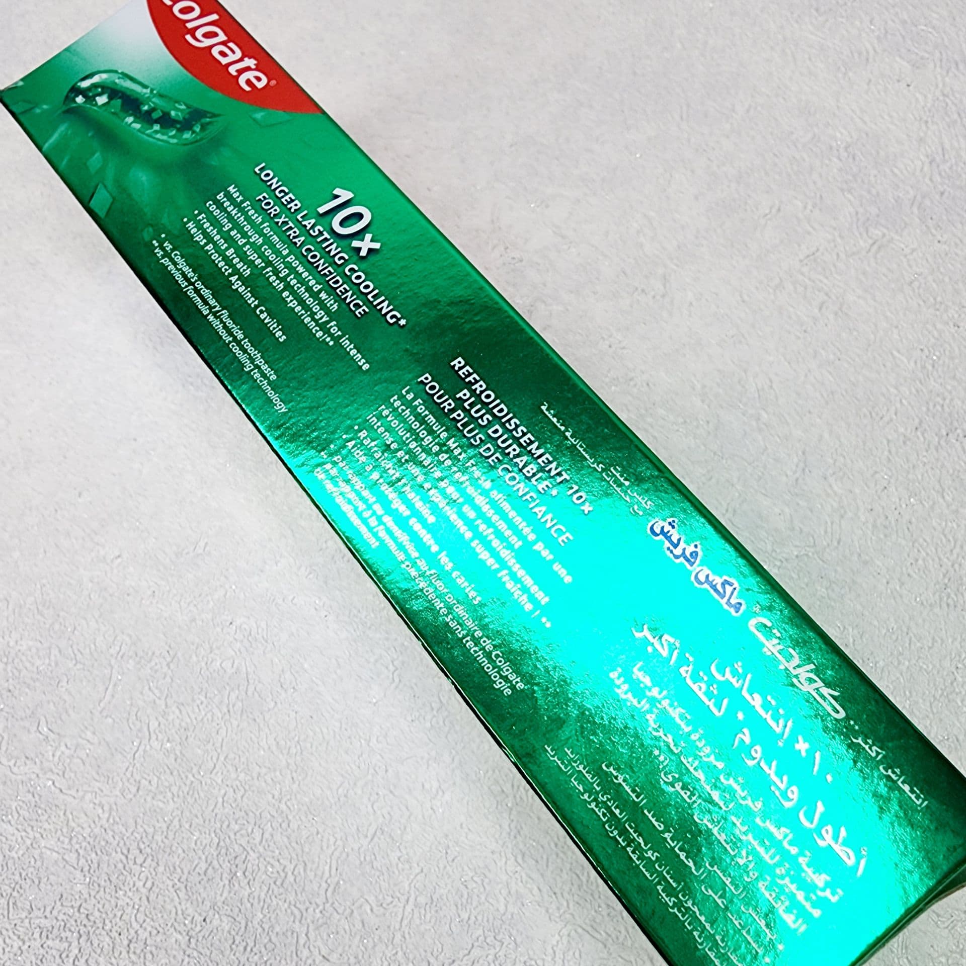 خمیر دندان کلگیت Colgate مدل Max Fresh با رایحه نعنا — تصویر ۵