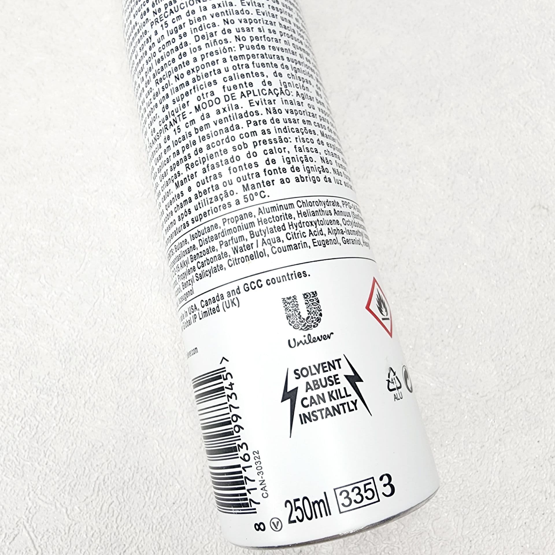 اسپری ضدتعریق انگلیسی داو Dove مدل original — تصویر ۴