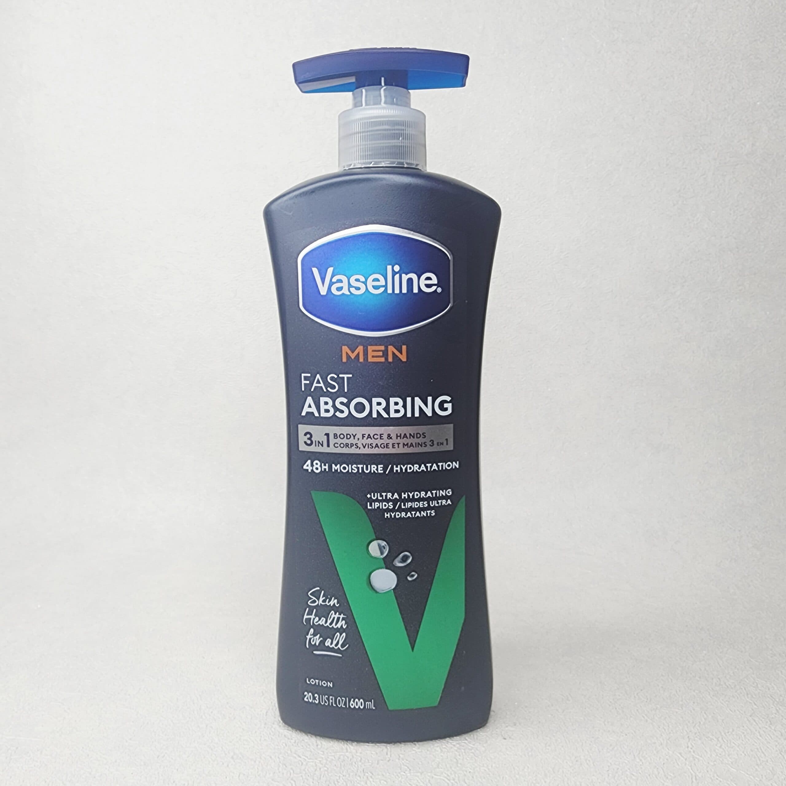 لوسیون بدن مردانه وازلین مدل FAST ABSORBING حجم 600 میل