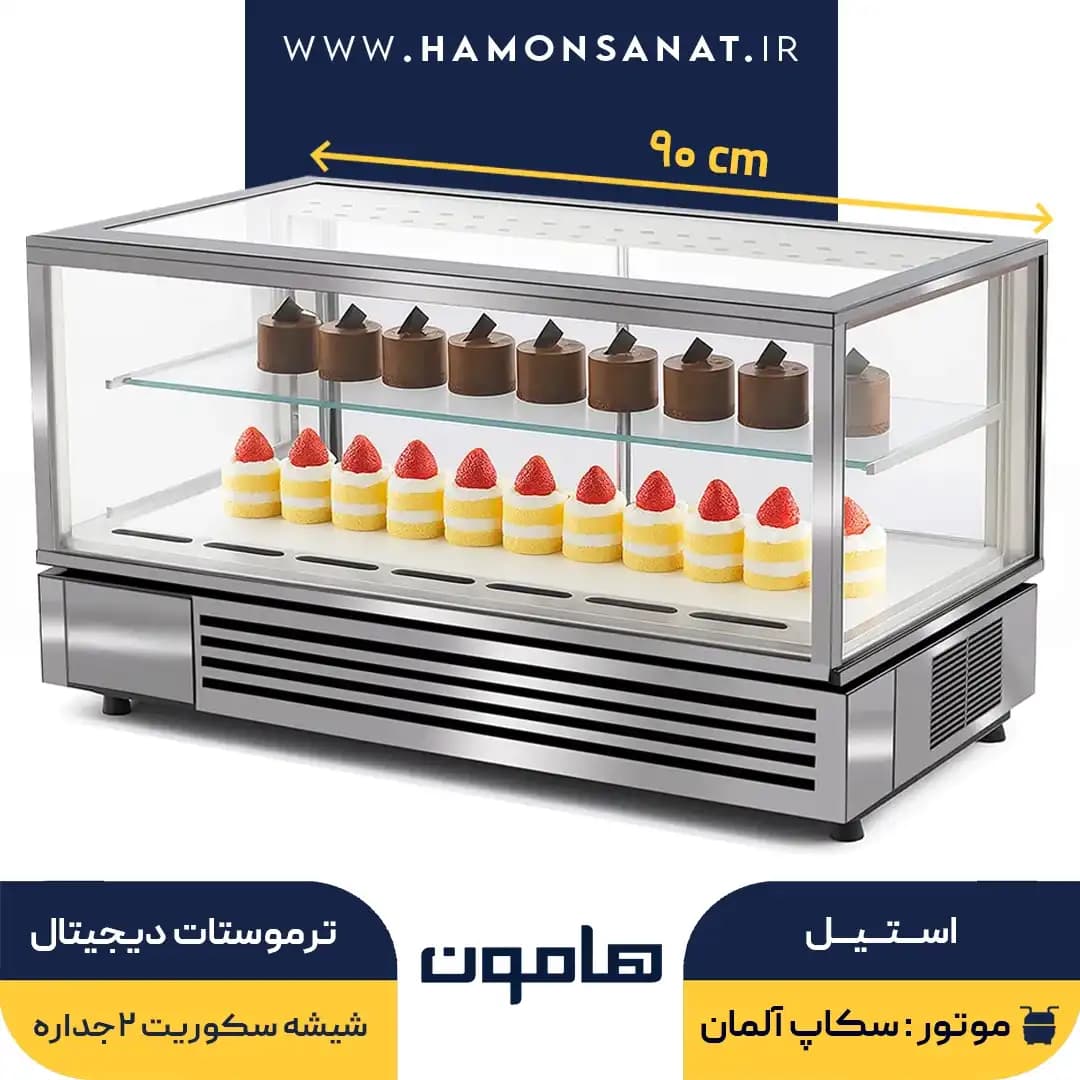 شوکیک رومیزی استیل 90 سانتی