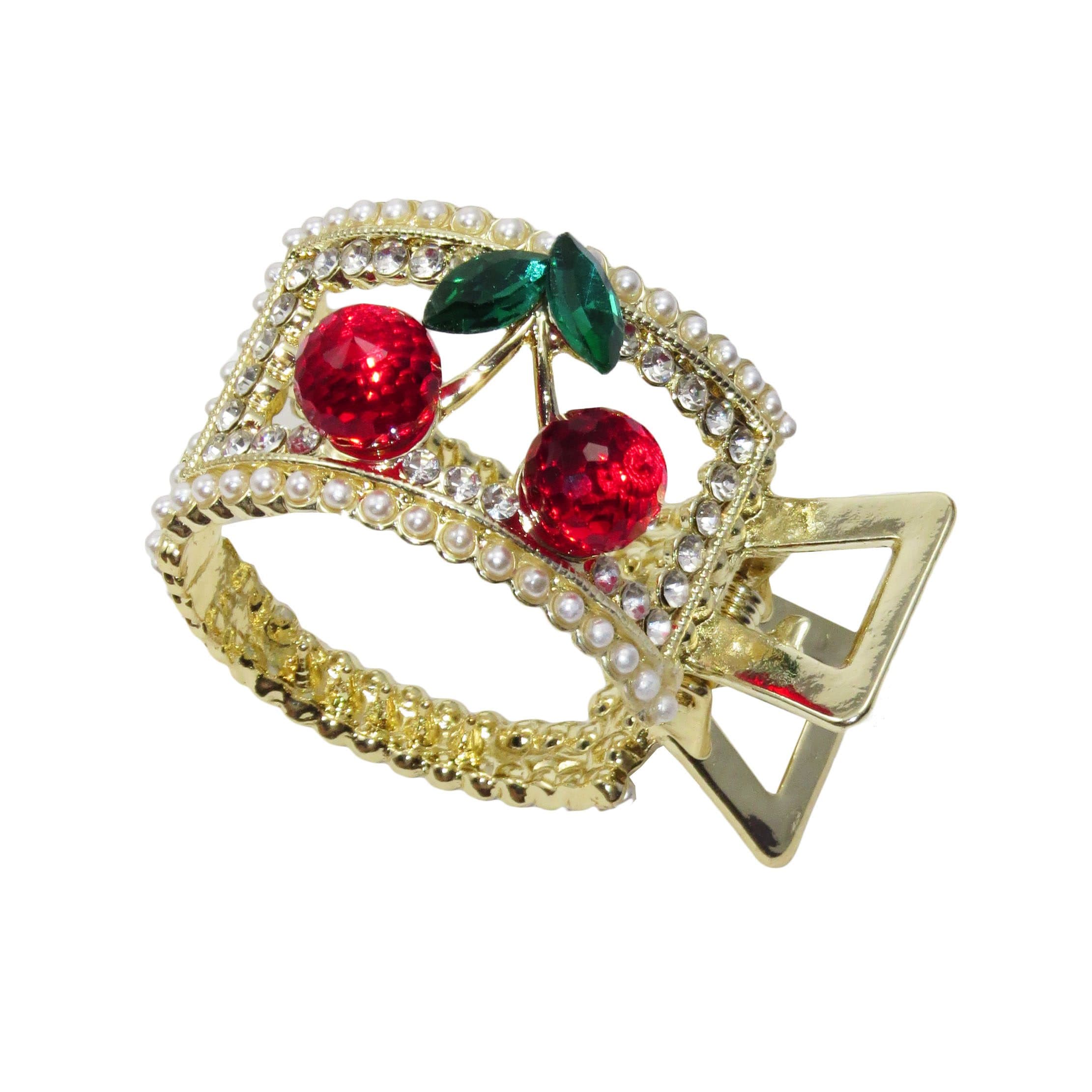 کلیپس مو زنانه مدل سامورایی گیلاسی کد G_Lnd_1401 — تصویر ۷