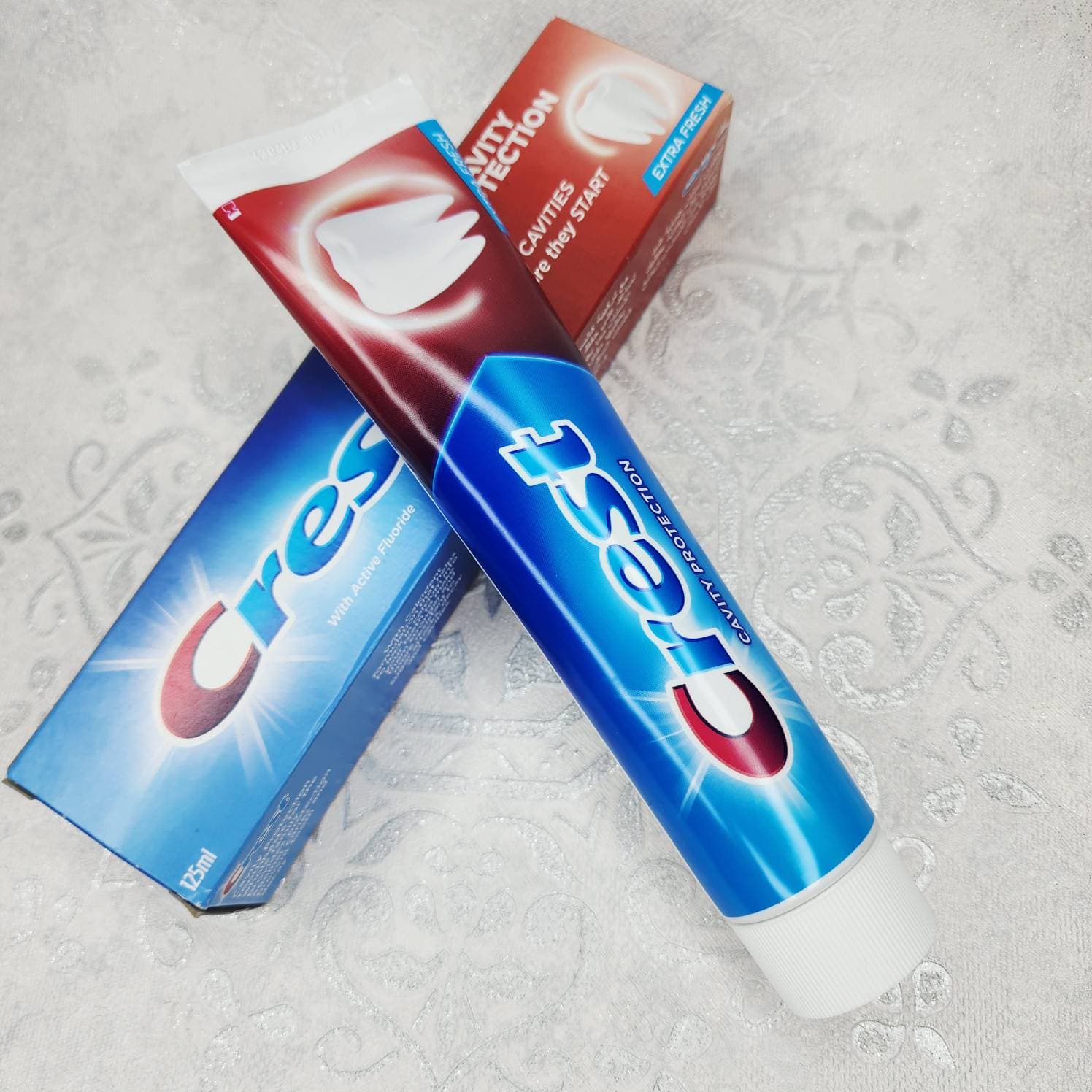 خمیر دندان کرست Crest اصل سری Cavity Protection مدل Extra Fresh حجم 125 میلی لیتر — تصویر ۳