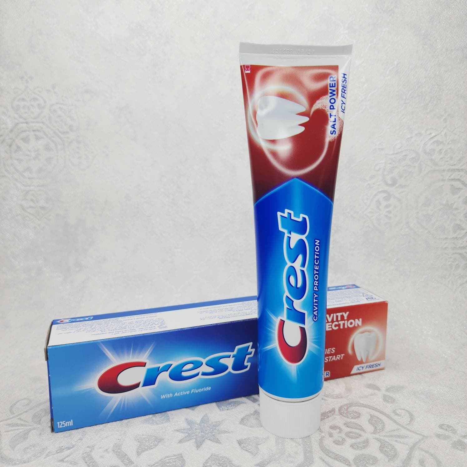 خمیر دندان کرست Crest اصل سری Cavity Protection مدل ICY FRESH حجم 125 میلی لیتر
