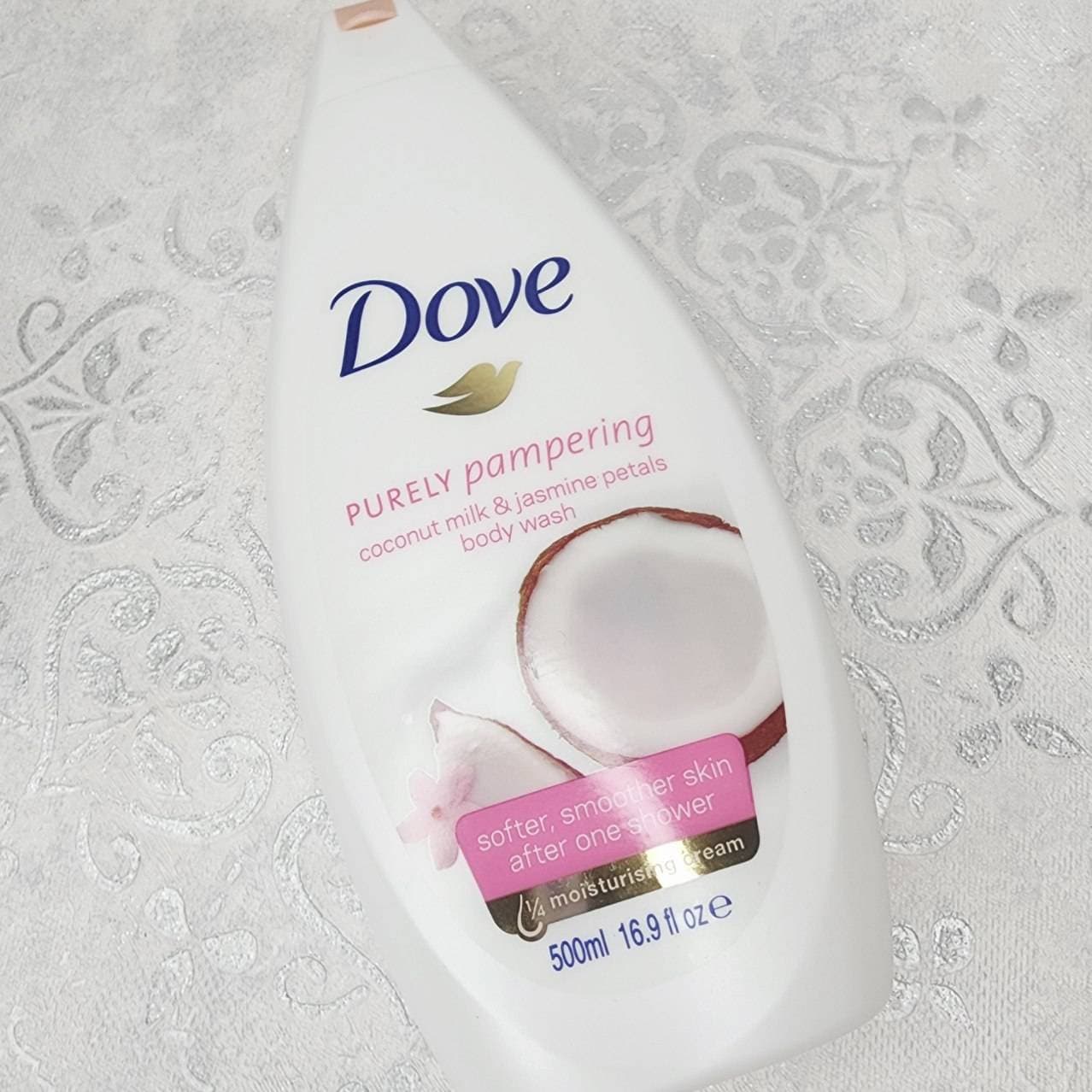 شامپو بدن شیر نارگیل و گل یاسمن داو Dove Coconut Milk & Jasmine Petals 500Ml — تصویر ۹