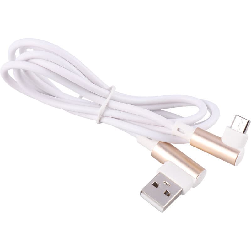 کابل میکرو یو اس بی فست شارژ 3 آمپر شوش SH245A دو سر L طول 1.1 متر — تصویر ۵