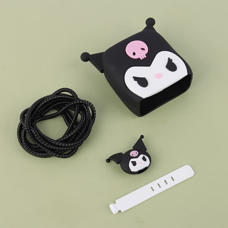 ست محافظ کابل و کلگی شارژر شیائومی 120 وات طرح Kuromi — تصویر ۲
