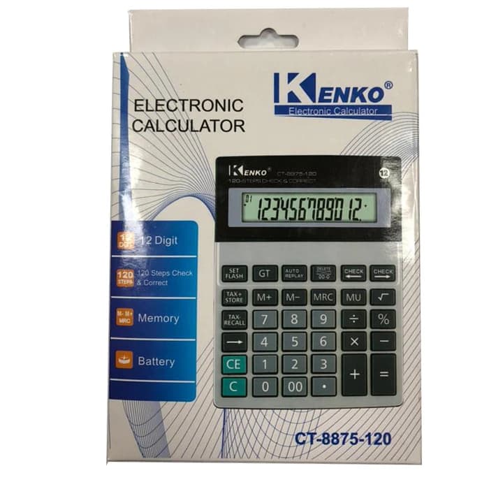 ماشین حساب کنکو مدل CT-8875 — تصویر ۴