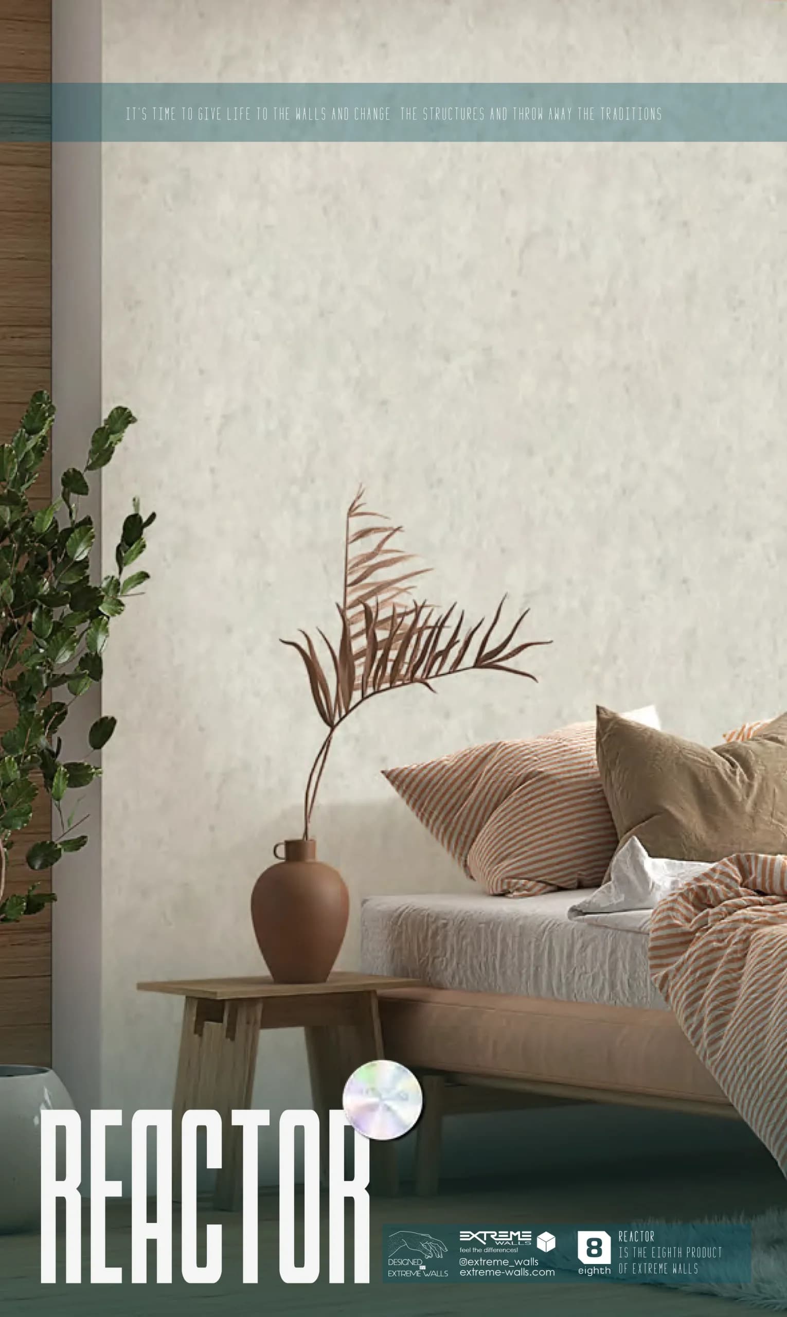 کاغذ دیواری بافت‌دار ساده بژ گرم برای دکور مدرن _ کد 8029 — تصویر ۱۰