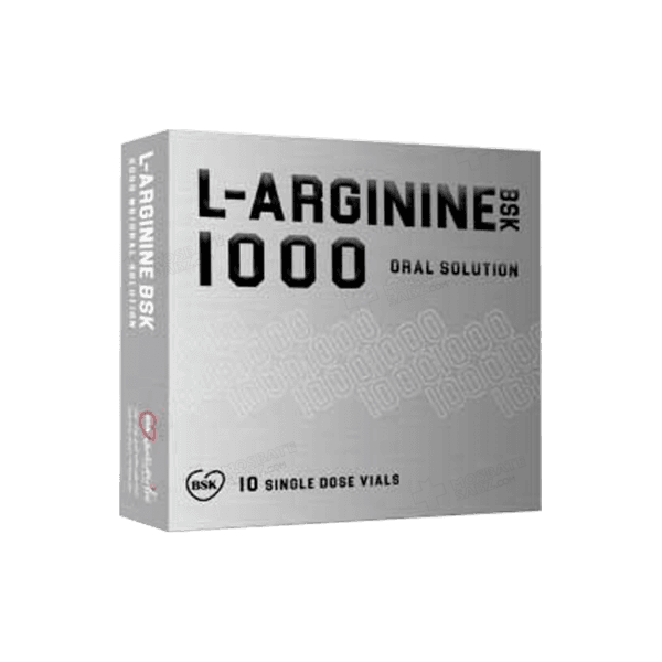 ویال ال آرژنین 1000 میلی گرم بی اس کی 10 عدد