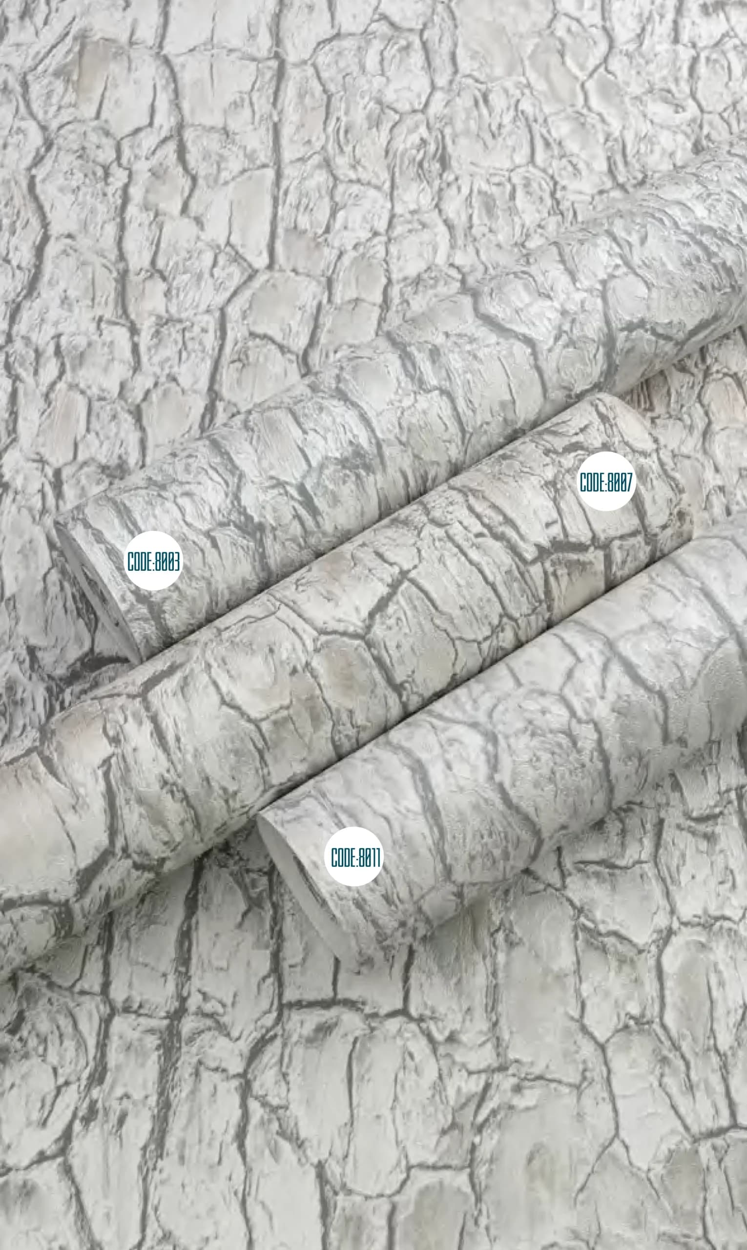 کاغذ دیواری بافتدار طرح صخره باستانی _ کد 8003 — تصویر ۵