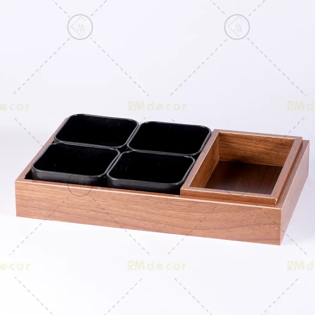 سینی مزه چوبی دست ساز — تصویر ۹