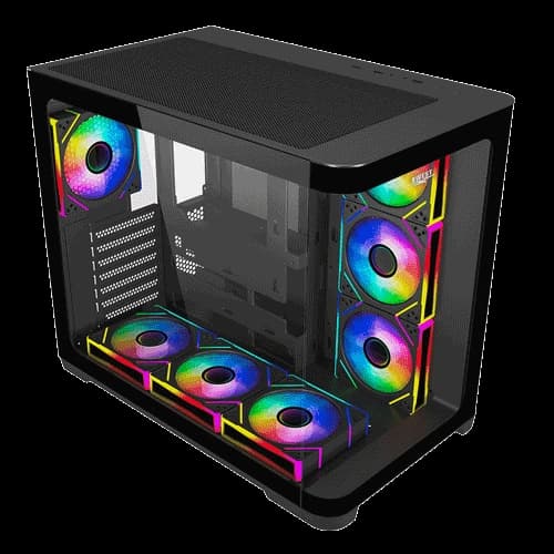 کیس گیمینگ اوست AWEST GT-AQ18 BLACK — تصویر ۱۱