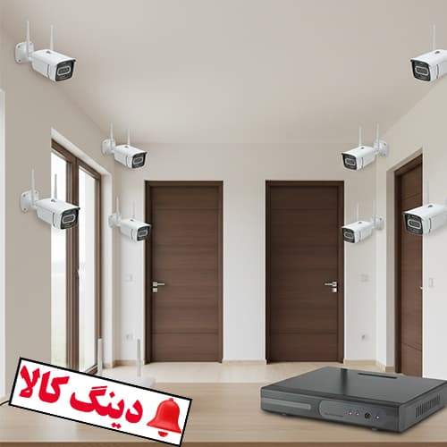 پکیج دوربین مداربسته وایرلس 8 کانال مدل IN9803 — تصویر ۱۲