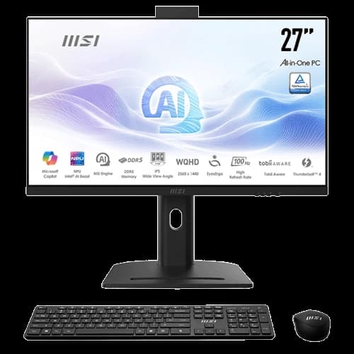 آل این وان ام اس آی ultra 5 125H – 16GB – DDR5 – 1T SSD|MSI AM273QP AI 1UM