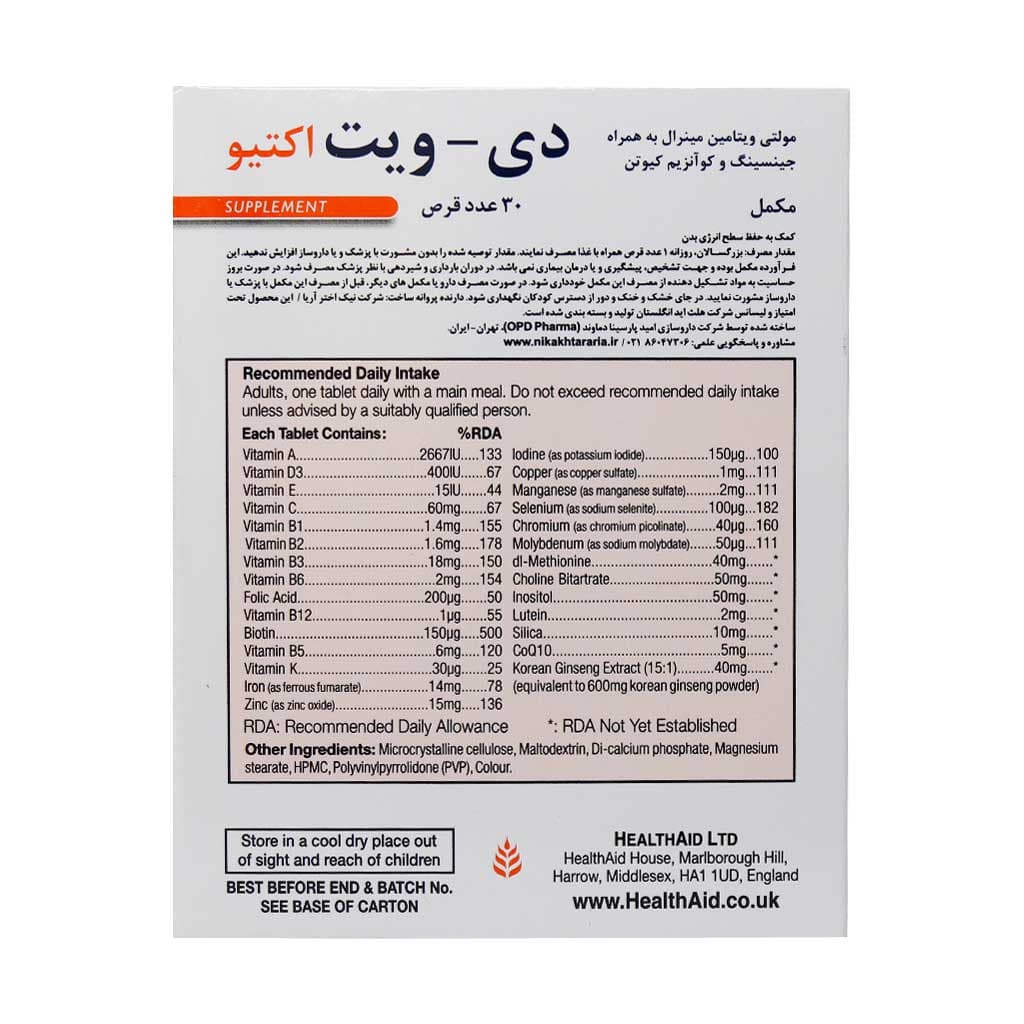 قرص دی ویت — تصویر ۴
