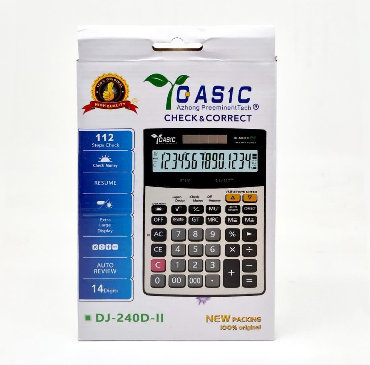 ماشین حساب COASIC کد DJ-240D-II — تصویر ۲
