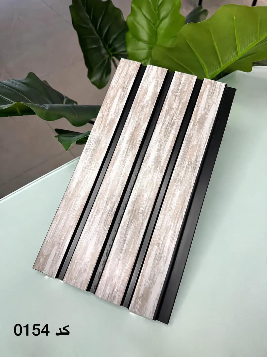 ترمووال طرح چوب روشن شیار‌دار ـ کد0183
