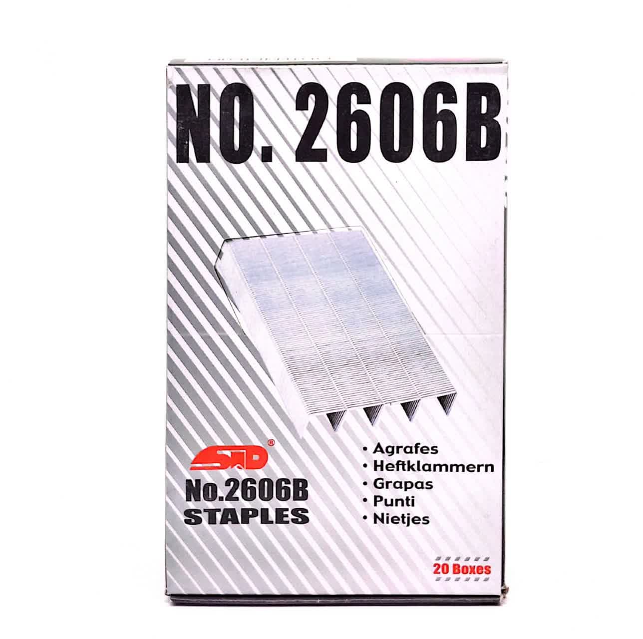 میخ منگنه 26/6 STD (1000 عددی)